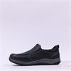 Rieker Men Luca Tex Slip On Shoe - Black Leather